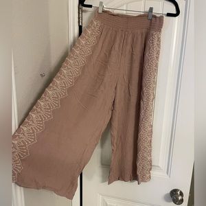 American eagle wide leg cropped pant
